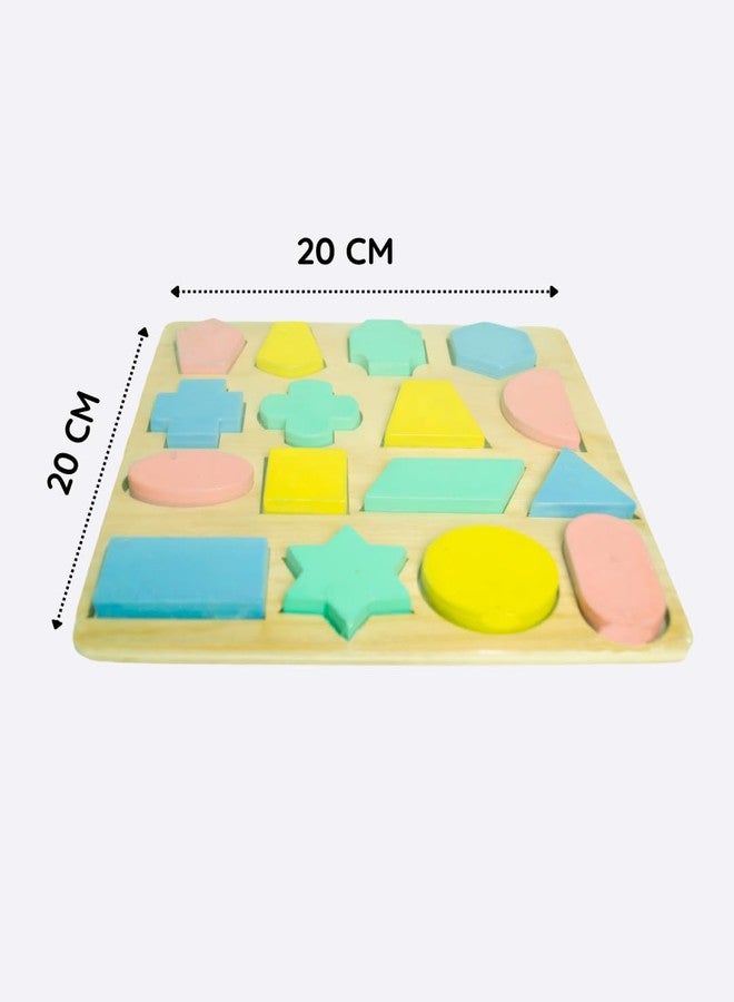 Techny Birds Technybirds Wooden Learning Educational ABCD Board for Baby, Activity Toys for Toddlers & Preschoolers | ABCD Puzzle Set | Puzzle Toys for 2 Years Old Boys & Girls (Alphabet Tracing, Shapes) - Image 3